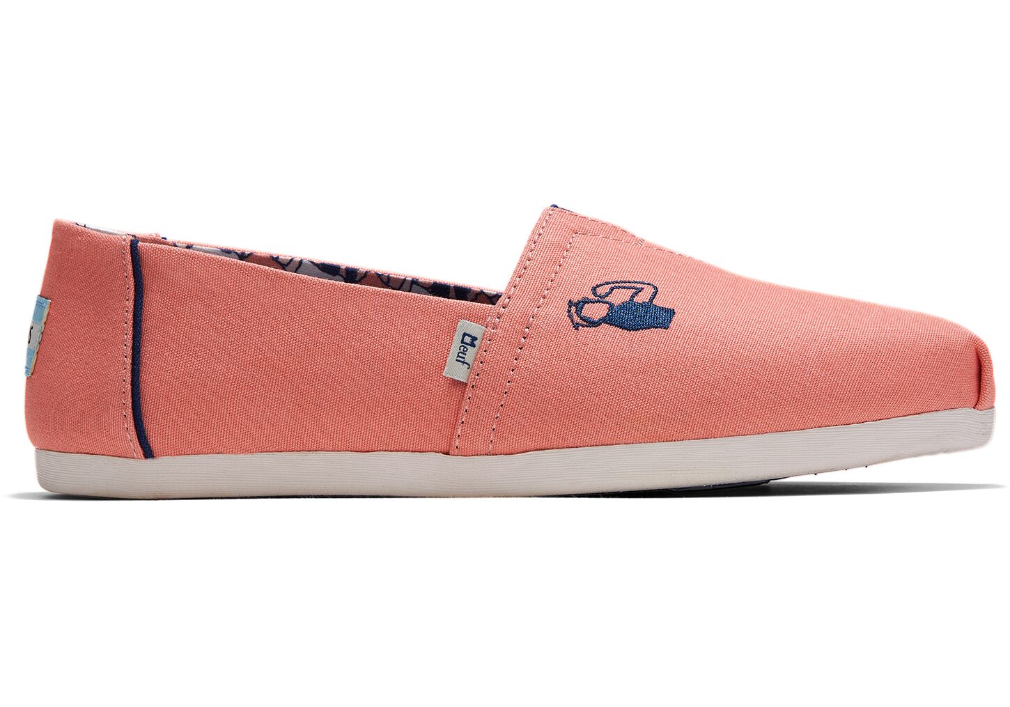 TOMS x Meuf Classics - Womens Alpargata Espadrilles - Rose - NZ - 293650WIS